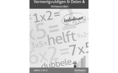 Kerndoeltrainer Vermenigvuldigen & Delen A antwoorden