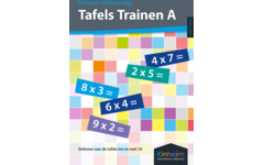 Zelfstandig tafels trainen A (5 stuks)