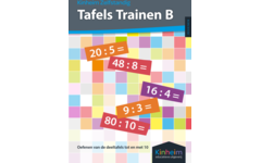 Zelfstandig tafels trainen B (5 stuks)