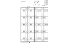 Zelfstandig tafels trainen B (5 stuks)