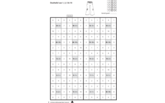 Zelfstandig tafels trainen B (5 stuks)
