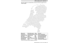 Aardrijkskundepuzzels groep 5 Nederland