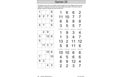 Rekenpuzzels 4 (5 stuks)