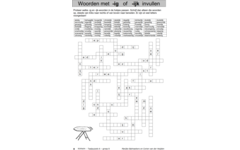 Taalpuzzels 6 groep 8