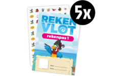 Rekenvlot 1 aanvulset 5 - Rekenpassen 5delig