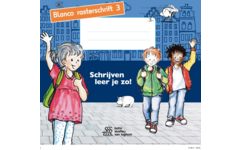 Schrijven leer je zo groep 3 blanco rasterschrift 3 (5 stuks)