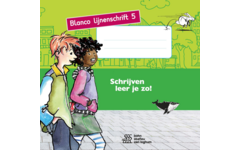 Schrijven leer je zo groep 5 blanco lijnenschrift 0,7 mm groen (5 stuks)