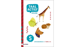Taal actief 5 Spelling antwoordenboek B groep 5