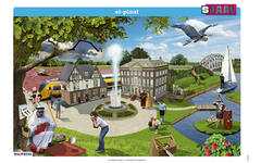 Staal 2 Spelling groep 4 posterset (50x70 cm)