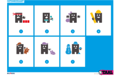 Staal spelling groep 3 posterset