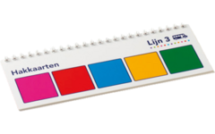 Lijn 3 hakkaarten (5 stuks)