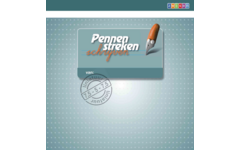 Pennenstreken 2 groep 3 - lijntjesschrift 7,5--5-7,5 mm verbonden schrift (5 stuks)