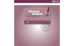 Pennenstreken 2 groep 3 - lijntjesschrift 9-6-9 mm verbonden schrift (5 stuks)