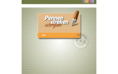 Pennenstreken 2 groep 3/4 - lijntjesschrift 3 - 4 - 3 blokschrift