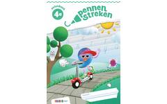 Pennenstreken 3 groep 4 oefenboek verbonden schrift 4A (5 stuks)