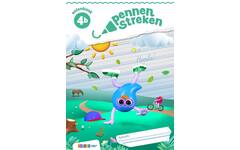Pennenstreken 3 groep 4 oefenboek verbonden schrift 4B (5 stuks)