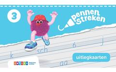 Pennenstreken 3 groep 3 uitlegkaarten blokschrift