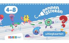 Pennenstreken 3 groep 4-8 uitlegkaarten blokschrift