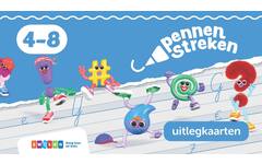 Pennenstreken 3 groep 4-8 uitlegkaarten verbonden schrift
