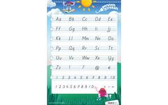 Pennenstreken 3 groep 4-6 letterposter blokschrift