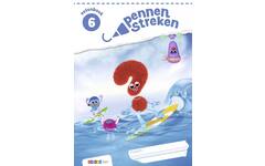 Pennenstreken 3 groep 6 oefenboek blokschrift (5 stuks)