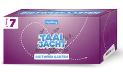 Taaljacht Spelling & grammatica groep 7 dictweekaarten