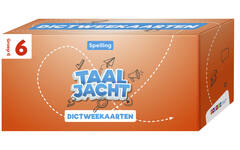 Taaljacht Spelling & grammatica groep 6 dictweekaarten