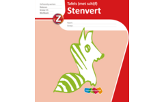 Tafelblok met schijf groep 4-5 (5 stuks)