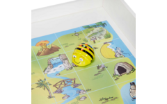 Steamkast laag  62,7 x 89 x 70,6 cm, wit incl. wielen, excl. laden