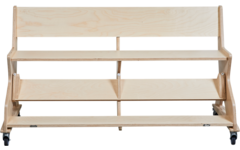 Zitbank Flex 180 cm HPL toplaag ahorn