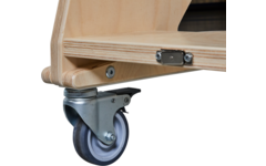 Zitbank Flex 180 cm HPL toplaag ahorn