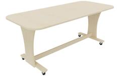 Tafel Flex 180 HPL toplaag ahorn structuur, blad 180 x 60 cm