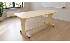 Tafel Flex 210 HPL toplaag ahorn structuur, blad 210 x 80 cm