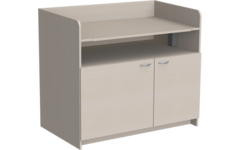 Aankleedtafel Standard 120 ahorn zonder trap