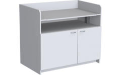 Aankleedtafel Standard 120 wit zonder trap