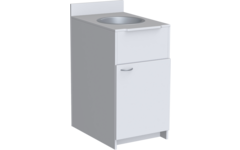 Wasbakunit Standard wit 50 cm