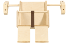 Kinderzitje ahorn HPL