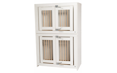 Bed Standard DUO slaper wit incl. plat dak
