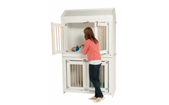 Bed Standard DUO slaper wit incl. puntdak
