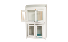 Bed Standard DUO slaper wit incl. puntdak