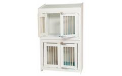 Bed Standard DUO slaper wit incl. lessenaarsdak