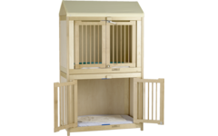 Bed DUO slaper II Profi dicht hout naturel