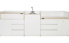Aankleedtafel Flex+ 120 ahorn trap rechts