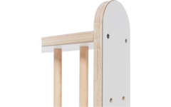 Grondboxelement | Wit, 30 cm, recht