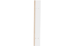 Grondboxelement | Wit, 10 cm, hoekprofiel 90 graden