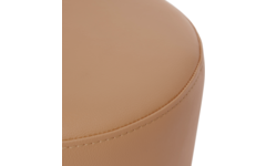Poefje Robbie 26 cm hoog,  Ø 30cm, stof 7x 32M1709 classic java
