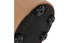 Poefje Robbie 26 cm hoog,  Ø 30cm, stof 7x 32M1709 classic java
