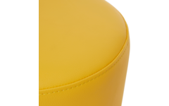 Poefje Robbie 26 cm hoog Ø 30 cm, stof 8x 32M2388 trend geel