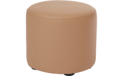 Poefje Robbie 31 cm hoog Ø 30, stof 7x 32M1709 classic java