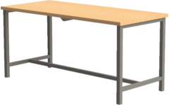 Werkbank 160 x 80 x 90 cm, blad beuken